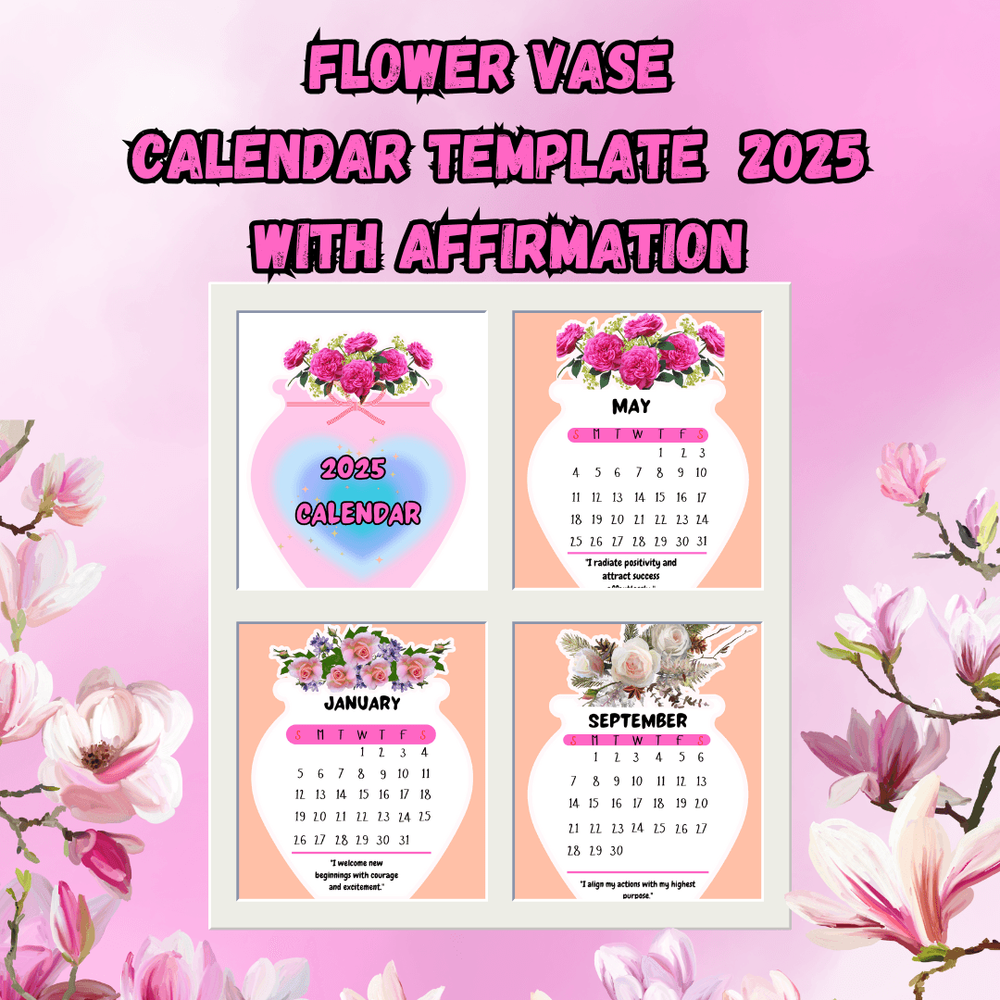 Desktop Flower vase calendar 2025 template with MRR by beyonddigitalmhay - Raket.PH desktop-flower-vase-calendar-2025-template-with-mrr-by-beyonddigitalmhay-raket-ph