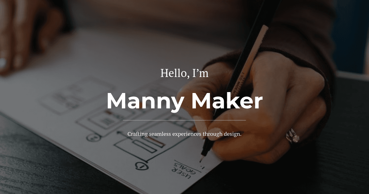 Manni Maker Manny Maker