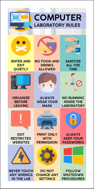 Computer Lab Rules Rules Of The Computer Lab Presentation | Free To