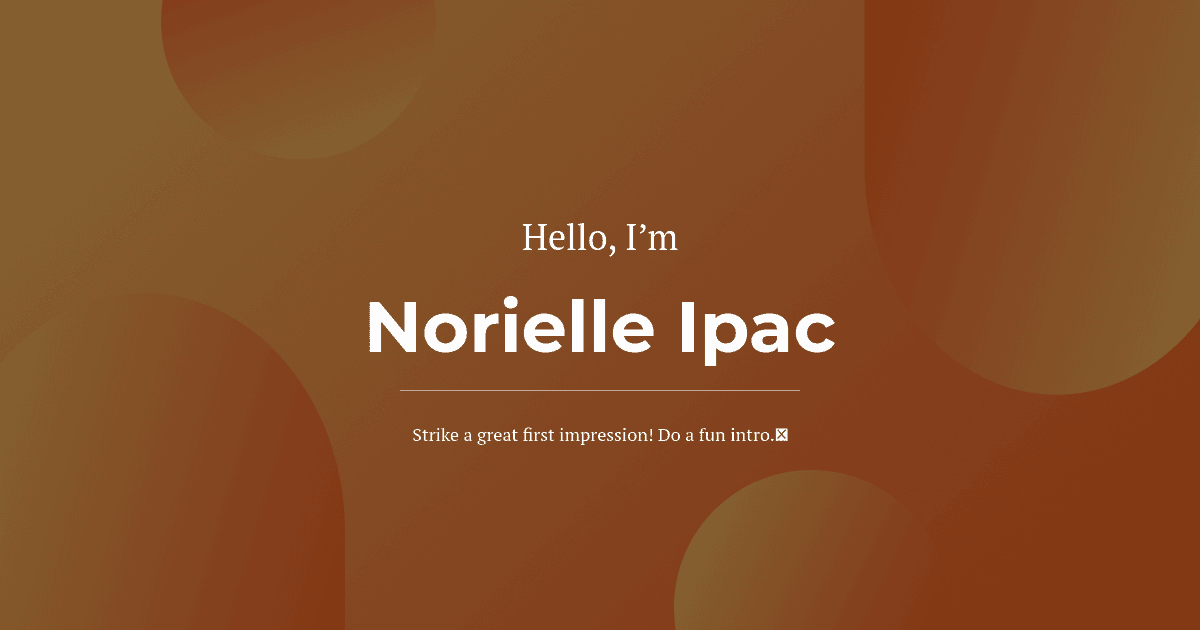 Norielle Ipac