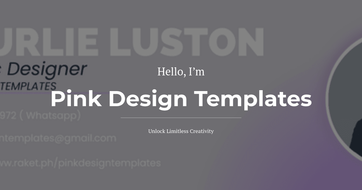 Pink Design Templates Pink Design Templates