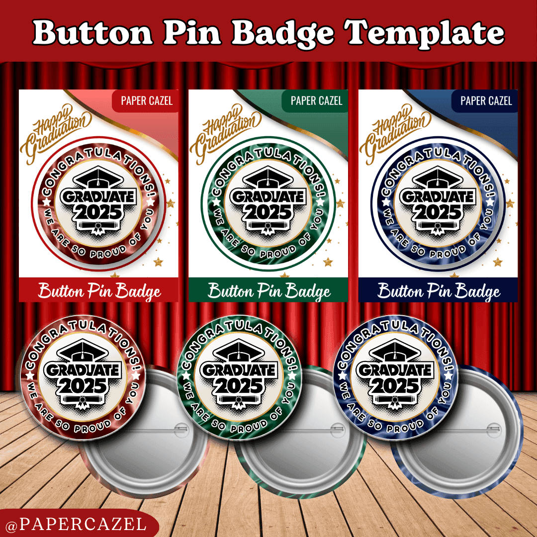 Graduation Pin Badge