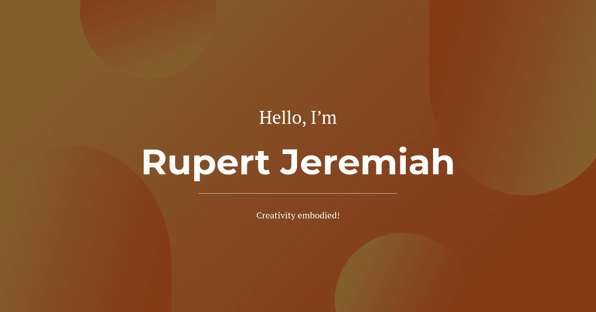 Jeremiah Rakes Rupert Jeremiah