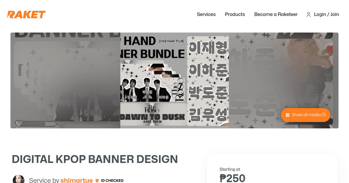 Digital Kpop Banner Design By Shimartue Raketph