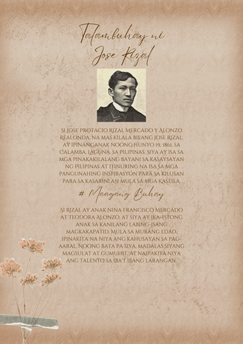 Larawan At Buhay Ni Dr Jose Rizal