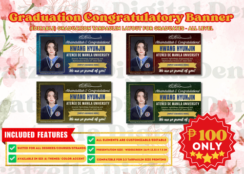Graduation Tarpaulin Layout by justdesigns2025 - Raket.PH