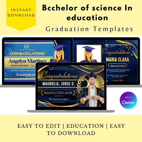 Graduation & Board Passer Tarpaulins | Softcopy Only by qtyspnz - Raket.PH