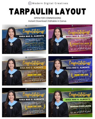 Graduation Tarpaulin Layout by justdesigns2025 - Raket.PH