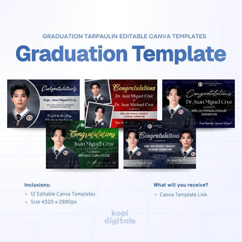 Graduation Tarpaulin Layout by justdesigns2025 - Raket.PH