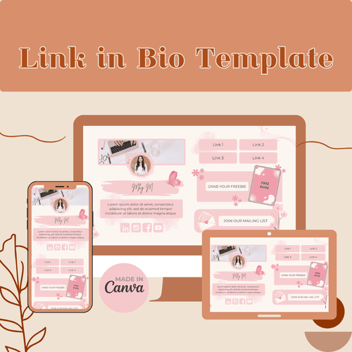 Canva Website Design - Desktop & Mobile compatible, fully hyper-linked ...