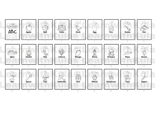 Trace the Alphabet and Color Me: A Fun and Educational Workbook for ...