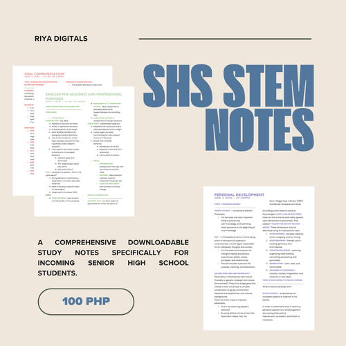 Digital Notes Science Example CELE Digital Notes by engrvee - Raket.PH