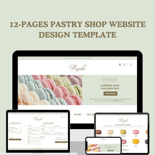 Example Website Pastry Website Design by iamerickbtw - Raket.PH