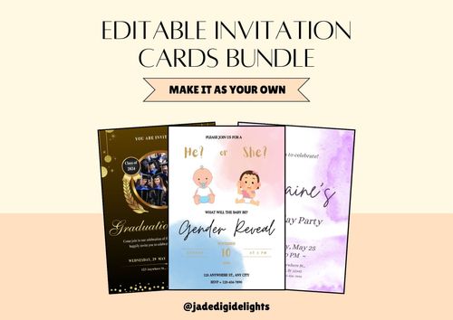 Invitation digital cards by ysacara - Raket.PH