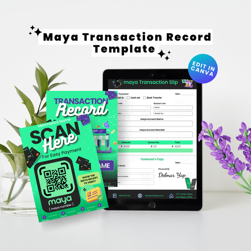 Design your Transaction Records & Slip by ericajoy_07 - Raket.PH