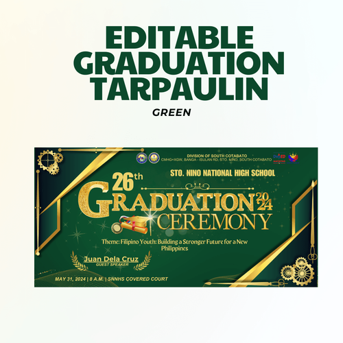 Graduation Tarpaulin Template by franciscurioso - Raket.PH