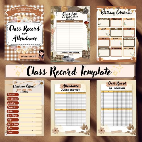 Class Record by jennyrose_gigante - Raket.PH