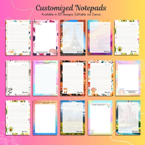 Customized Notepad by samyoowell_design - Raket.PH