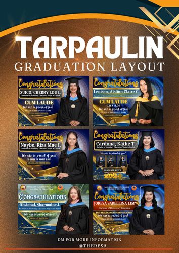 Graduation Tarpaulin Layout by justdesigns2025 - Raket.PH