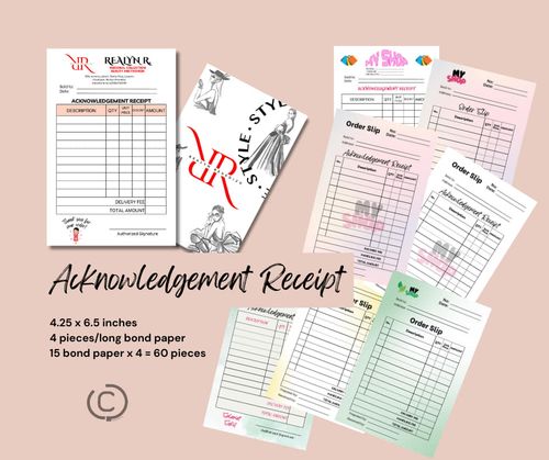 Acknowledgement Receipt/Non-BIR by ledskraft - Raket.PH
