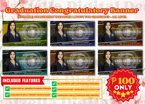 Graduation Tarpaulin Layout by justdesigns2025 - Raket.PH