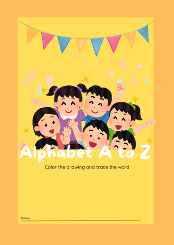 Trace the Alphabet and Color Me: A Fun and Educational Workbook for ...