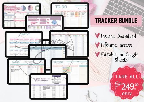 Tracker Bundle | Google Sheet by myecraftdigi - Raket.PH