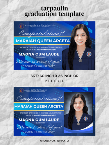 Graduation Tarpaulin Layout by justdesigns2025 - Raket.PH