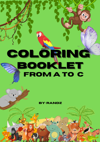 Kids Coloring Booklet by maimaitoldo - Raket.PH