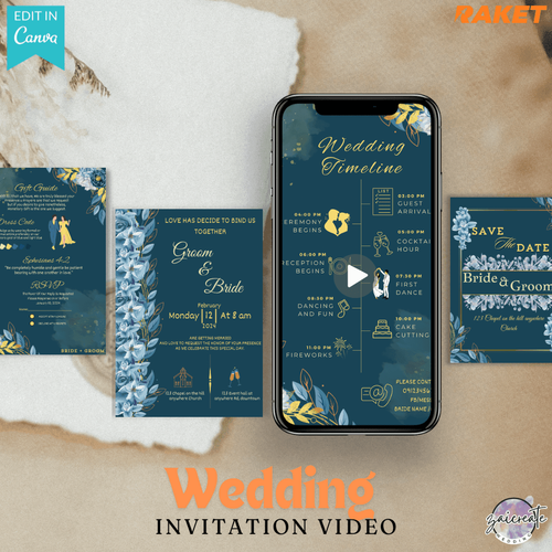 Video Invites Video Wedding Invitation by graceysdigital - Raket.PH