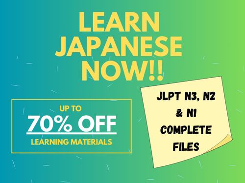 Japanese Learning Materials N5-N1 bundle plus Prometric Files by ...