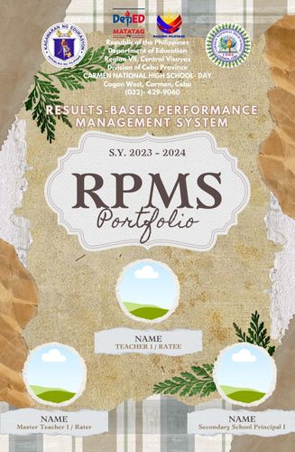 Normal Rpms Portfolio RPMS Portfolio 2024 Template by marknoelluz - Raket.PH