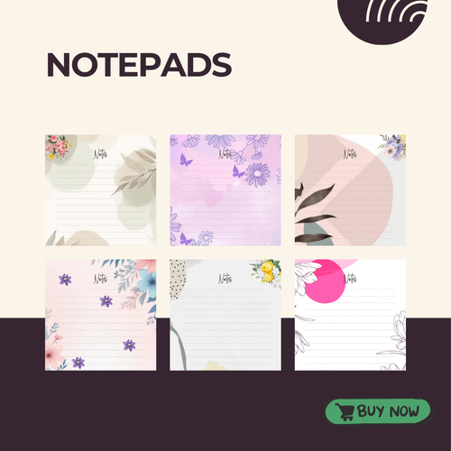 Printable notepads by runadigiarts - Raket.PH