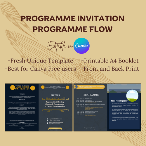 Sample Programme Format Event Program Templates | Microsoft Create