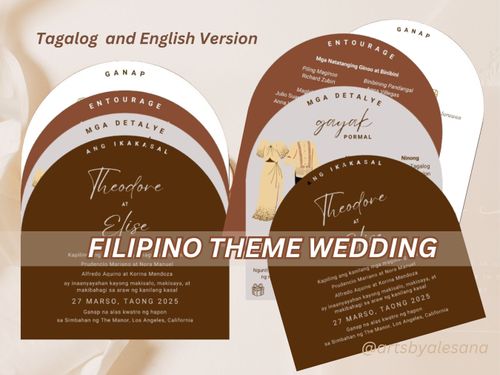 Pinoy Invitation Filipino Wedding Invitation by smart - Raket.PH