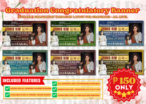 Graduation Tarpaulin Layout by justdesigns2025 - Raket.PH