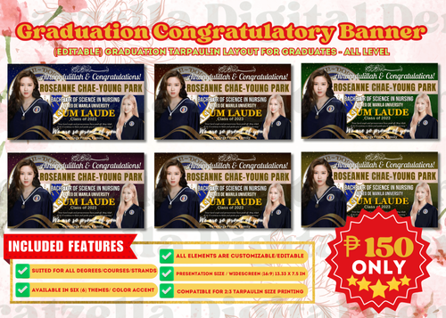 Graduation Tarpaulin Layout by justdesigns2025 - Raket.PH