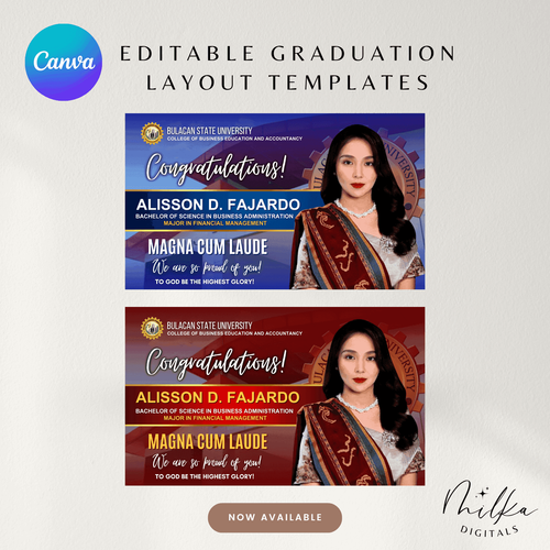 Graduation Tarpaulin Layout by justdesigns2025 - Raket.PH