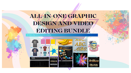1 Video Graphics Graphic Design and Video Editing Bundle by achichijer - Raket.PH
