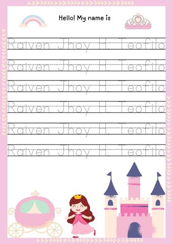 Free Printable Name Tracer Worksheets Trace My Name, Alphabet, And