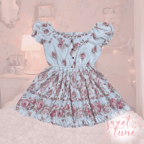 Outlet Liz lisa vintage floral babydoll dress himekaji otomekei fairycore coquette