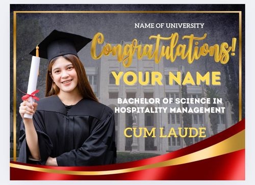 Graduation Tarpaulin Layout by justdesigns2025 - Raket.PH