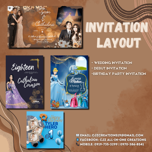 Invitation Layout by craftingphandora - Raket.PH
