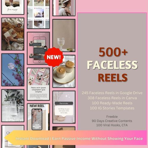 Faceless Instagram Reel Cover Photos + MRR & PLR – Master Resell Pro