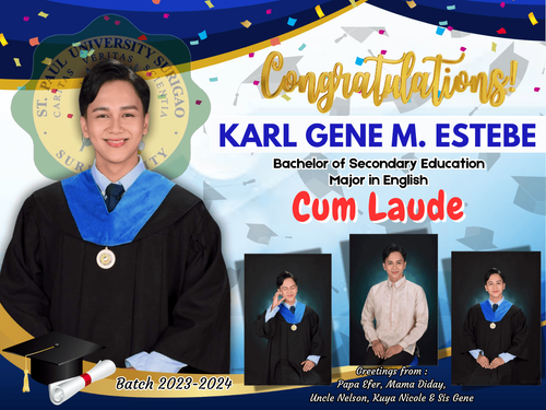 Graduation Tarpaulin Layout by justdesigns2025 - Raket.PH