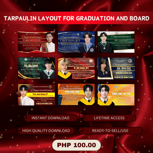 Tarpaulin for Graduation and Board Passer by therealmangaliag - Raket.PH