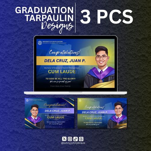 Graduation Tarpaulin Layout by justdesigns2025 - Raket.PH