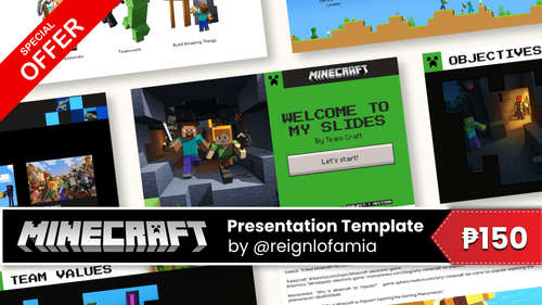 Minecraft Powerpoint Themes Minecraft Skin Pixel Art by mynameisdig - Raket.PH