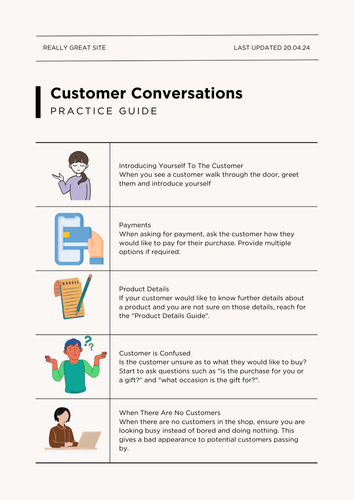 Client Conversation Guide Conversations by potassiumalum - Raket.PH