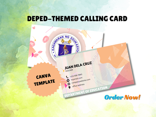 Calling Card Layout by christine_laurice - Raket.PH